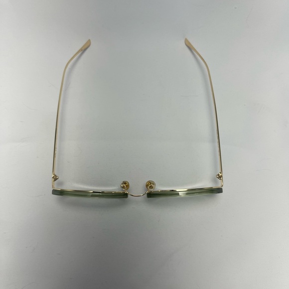 Tijn Tica Palace Green Geometric Eyeglasses with Case - Picture 7 of 13